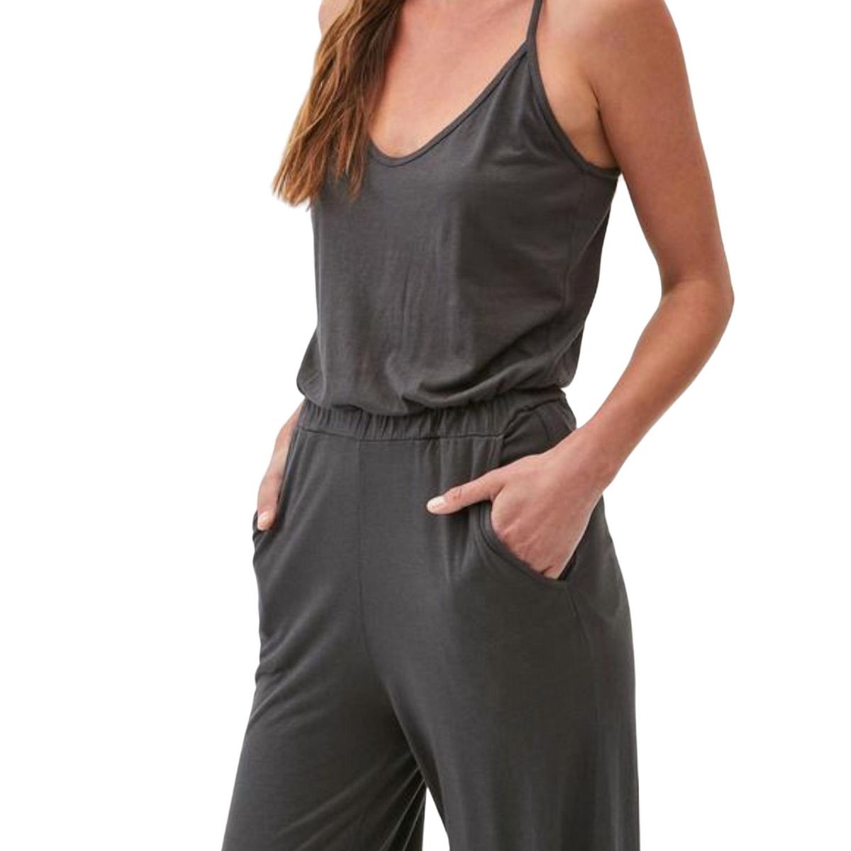 Style 1-3594729068-149 Michael Stars Size L Gray Formal Jumpsuit on Queenly