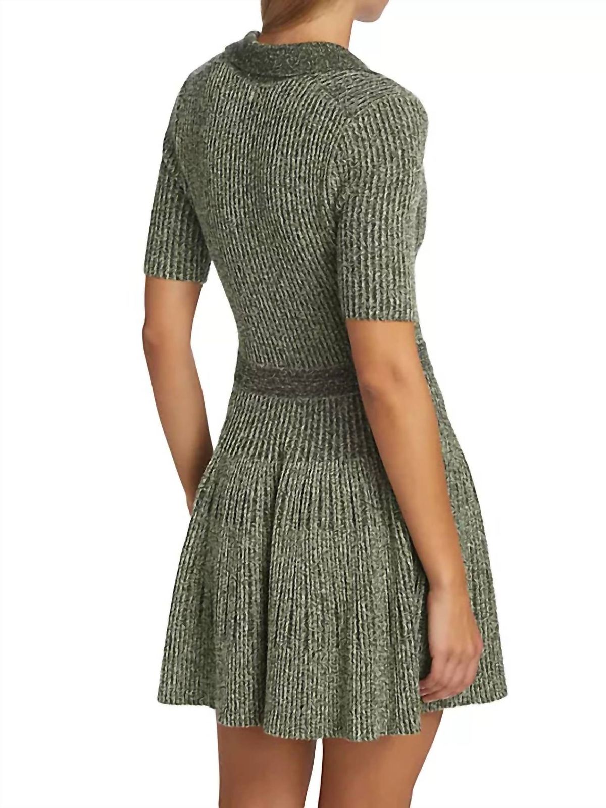 Style 1-3970970429-70 JONATHAN SIMKHAI Size XS High Neck Green Cocktail Dress on Queenly