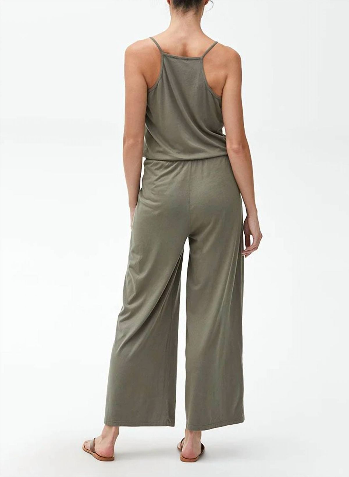 Style 1-412170987-149 Michael Stars Size L Green Formal Jumpsuit on Queenly