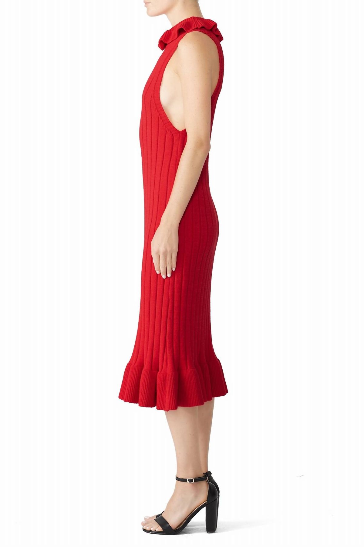 Style 1-418599817-5655-1 ELLIATT Size S High Neck Red Cocktail Dress on Queenly