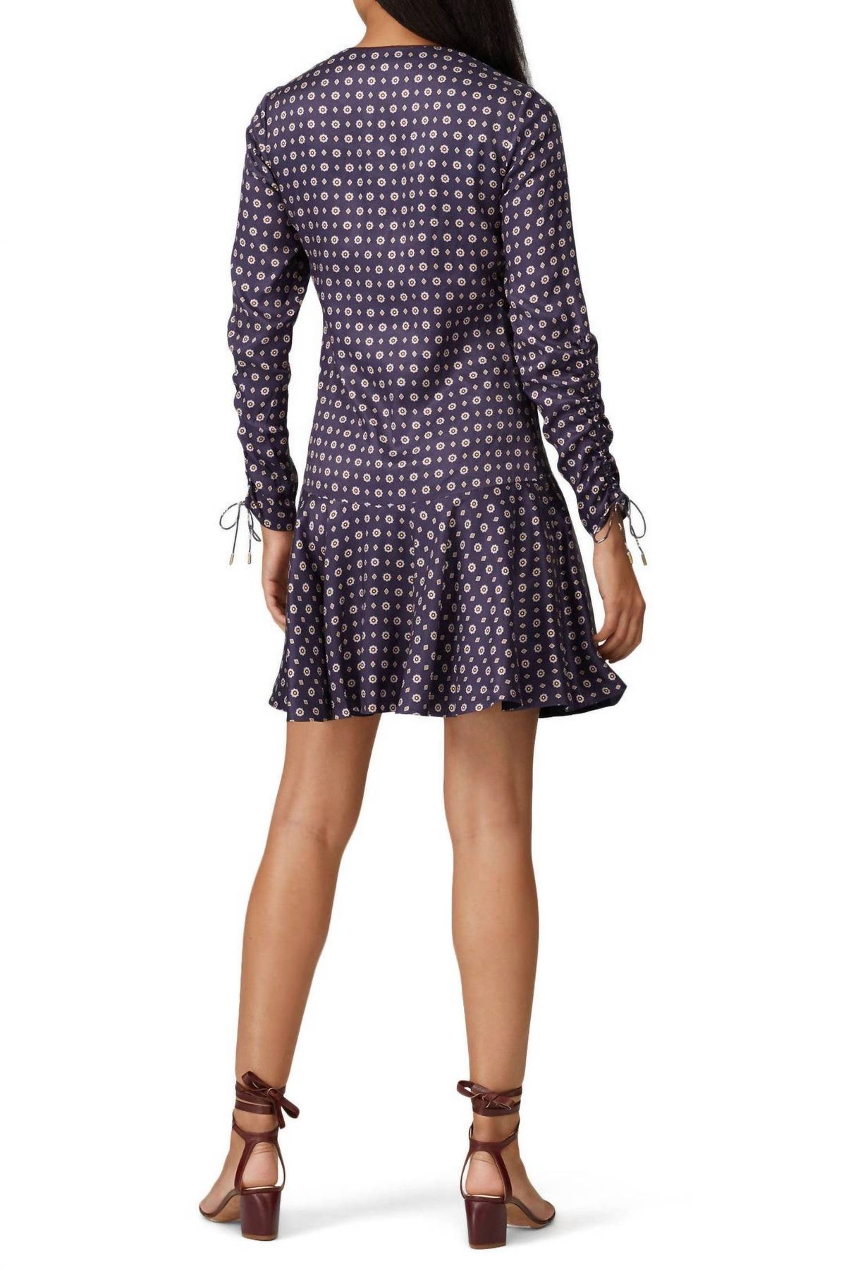 Style 1-4233720209-472-1 JONATHAN SIMKHAI Plus Size 16 Long Sleeve Purple Cocktail Dress on Queenly