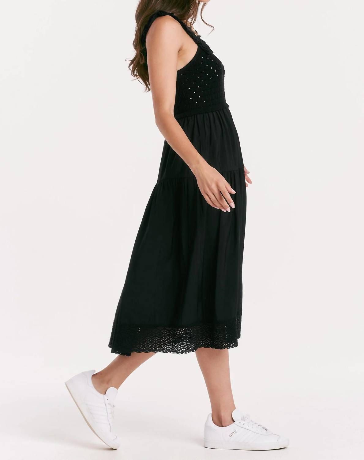 Style 1-913477997-74 Another Love Size S Halter Sheer Black Cocktail Dress on Queenly