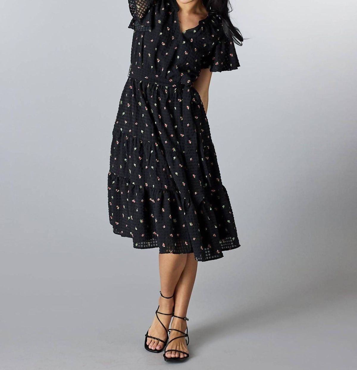 Style 1-1147589083-1691 DOWNEAST Size XL Black Cocktail Dress on Queenly