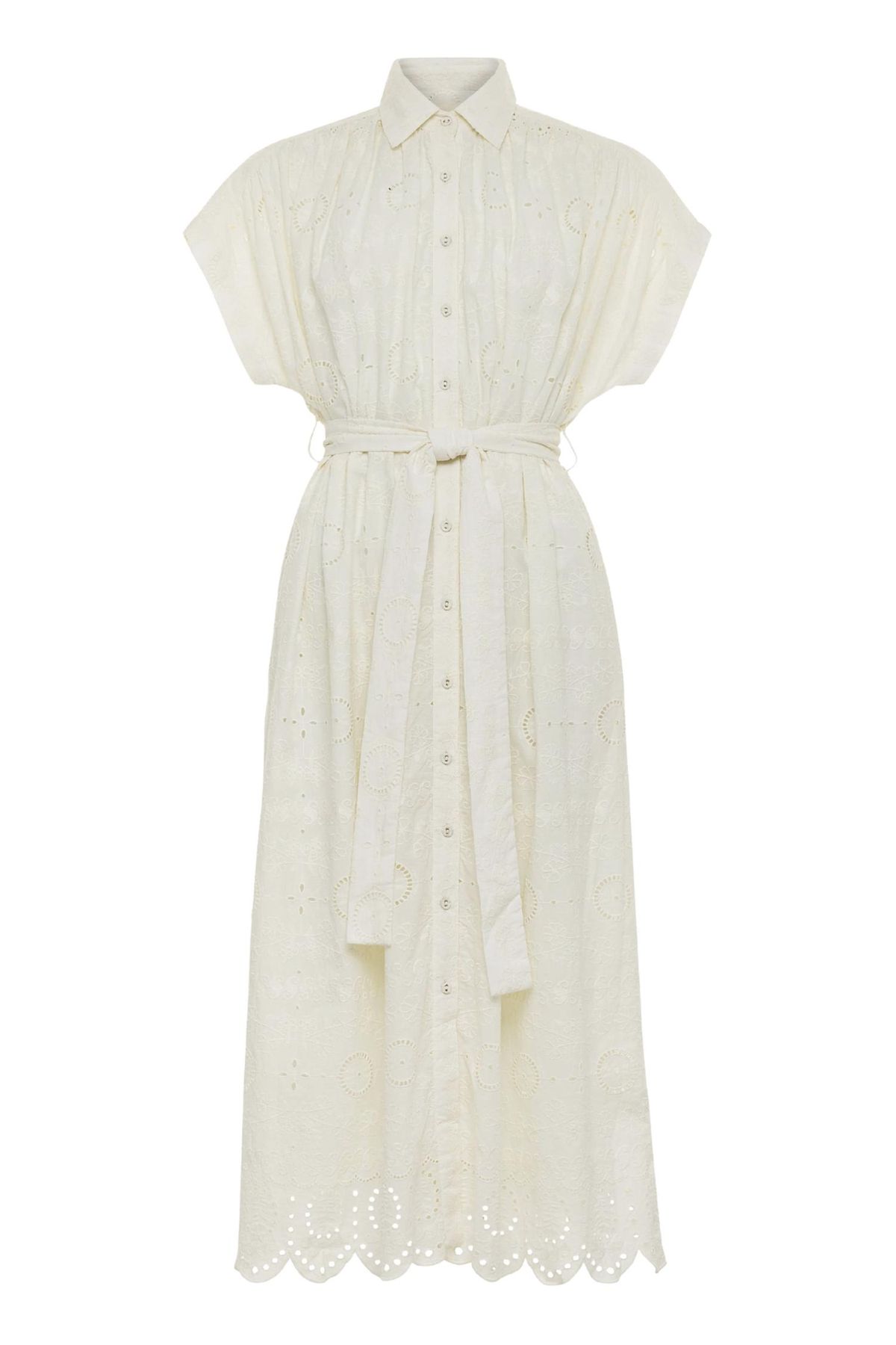 Style 1-1983804318-70 CAROLINA K Size XS High Neck White Cocktail Dress on Queenly