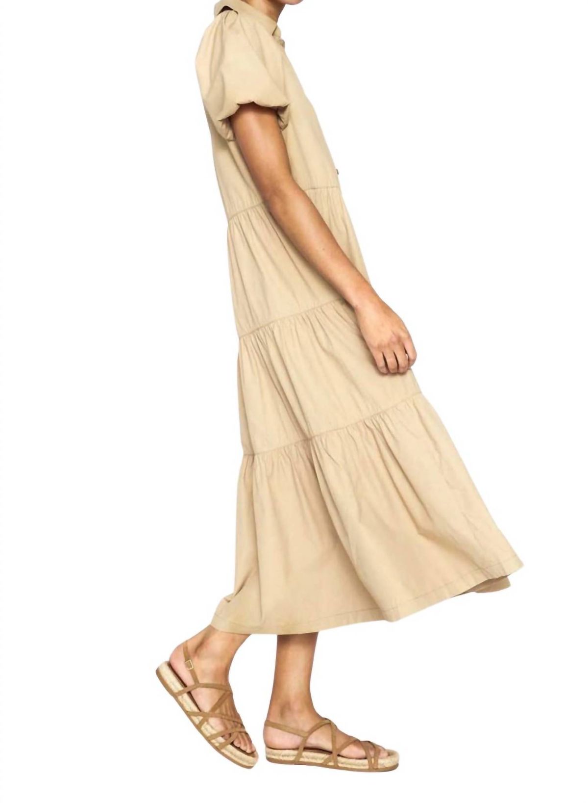 Style 1-2991629261-149 Brochu Walker Size L Nude Cocktail Dress on Queenly