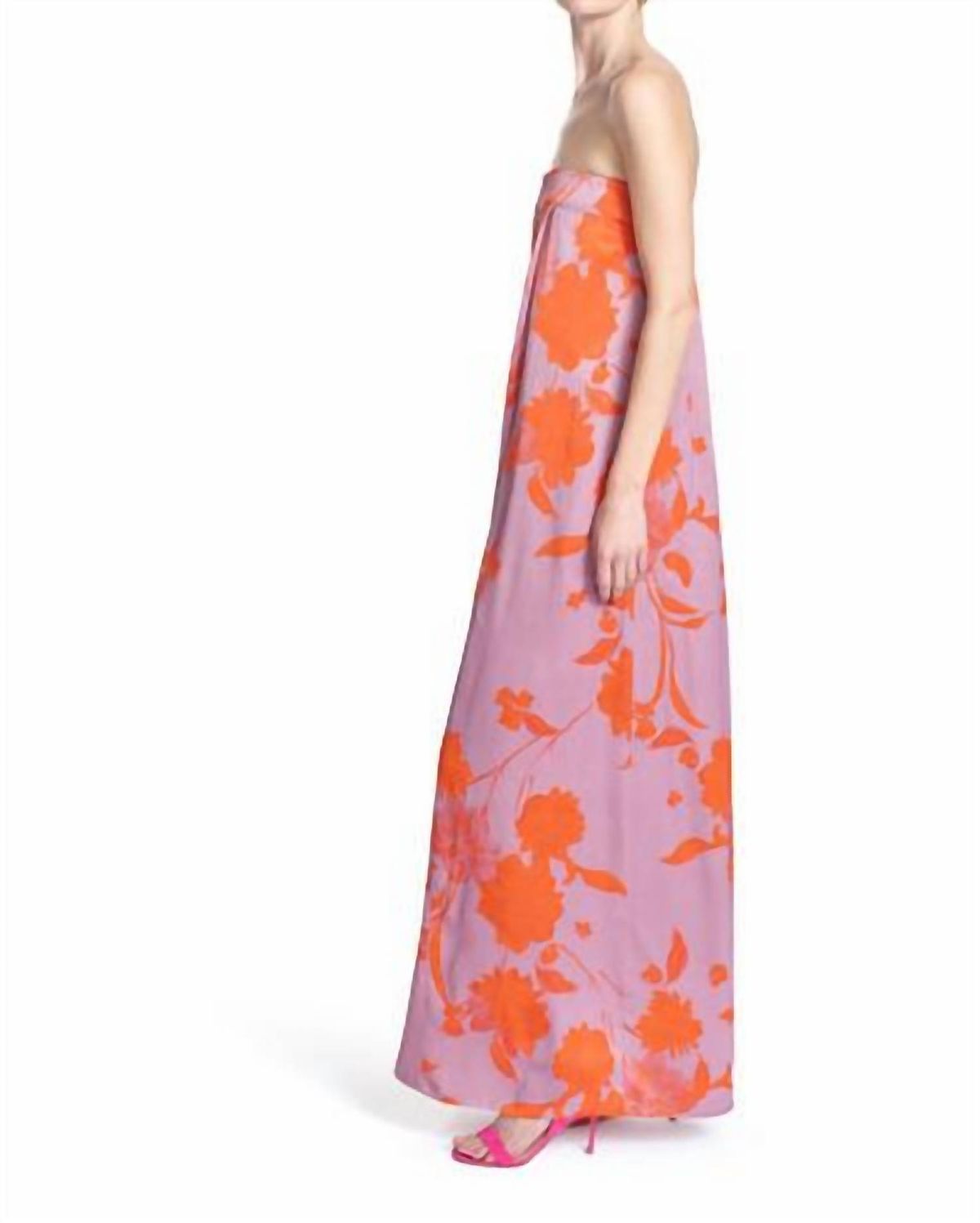 Style 1-3087721397-70 COREY LYNN CALTER Size XS Strapless Purple Floor Length Maxi on Queenly