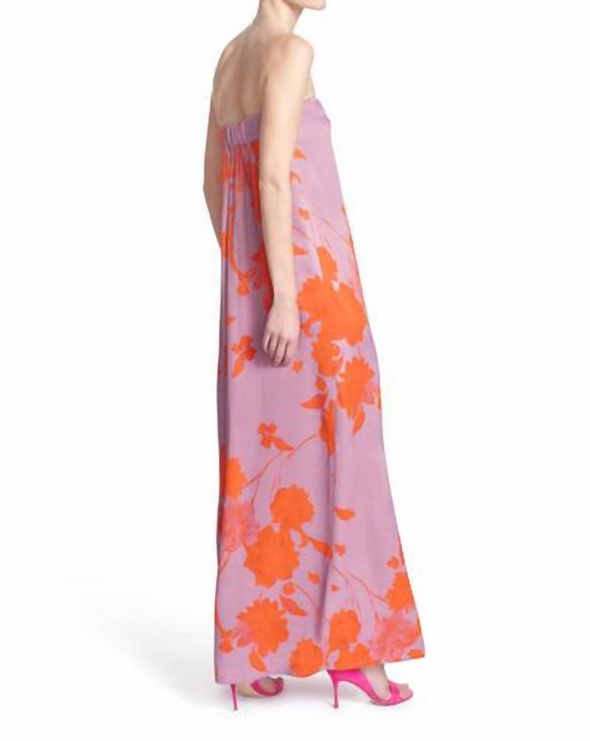 Style 1-3087721397-70 COREY LYNN CALTER Size XS Strapless Purple Floor Length Maxi on Queenly