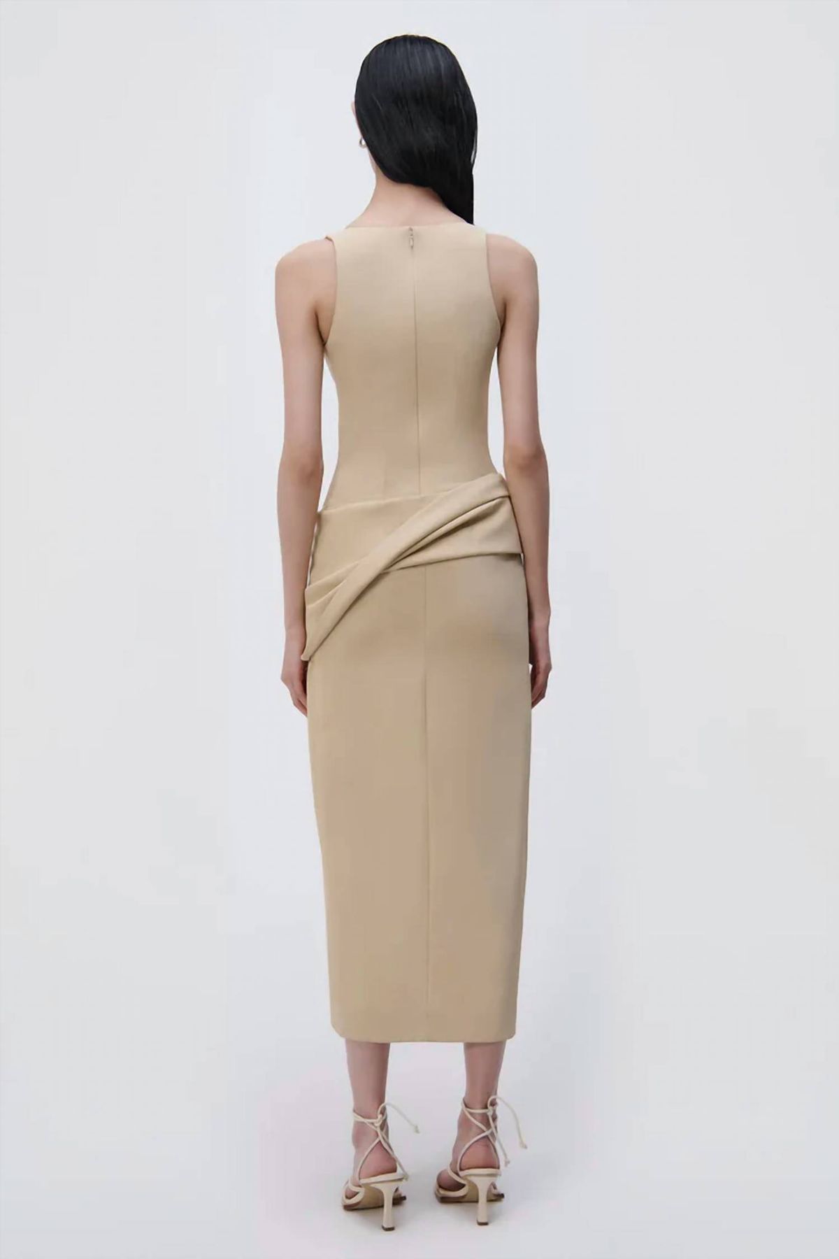 Style 1-3118328108-425 JONATHAN SIMKHAI Size 8 Nude Cocktail Dress on Queenly