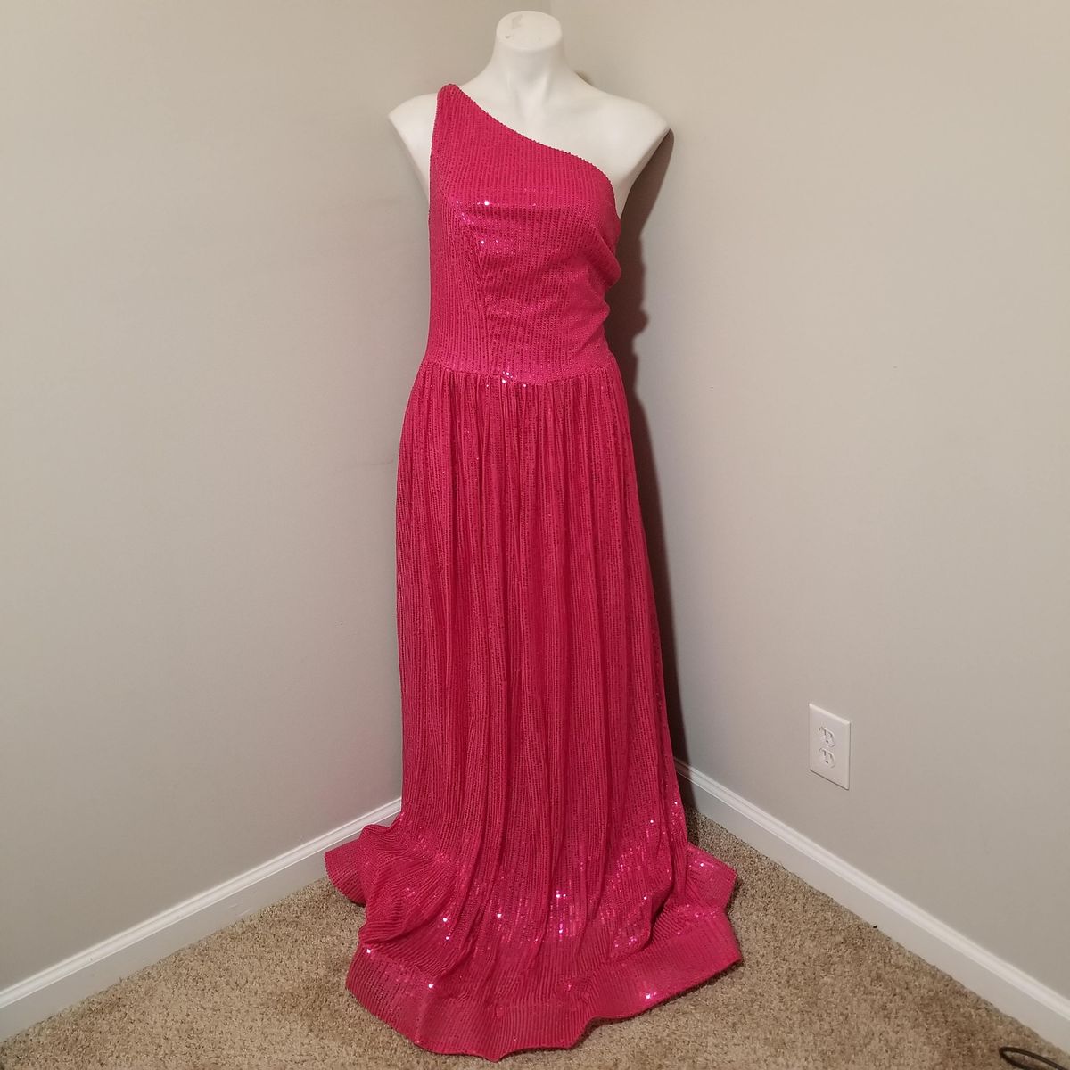 Lavetir Plus Size 22 Prom Pink A-line Dress on Queenly