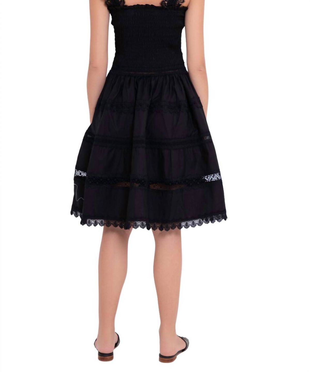 Style 1-3993161686-149 WAIMARI Size L Lace Black Cocktail Dress on Queenly