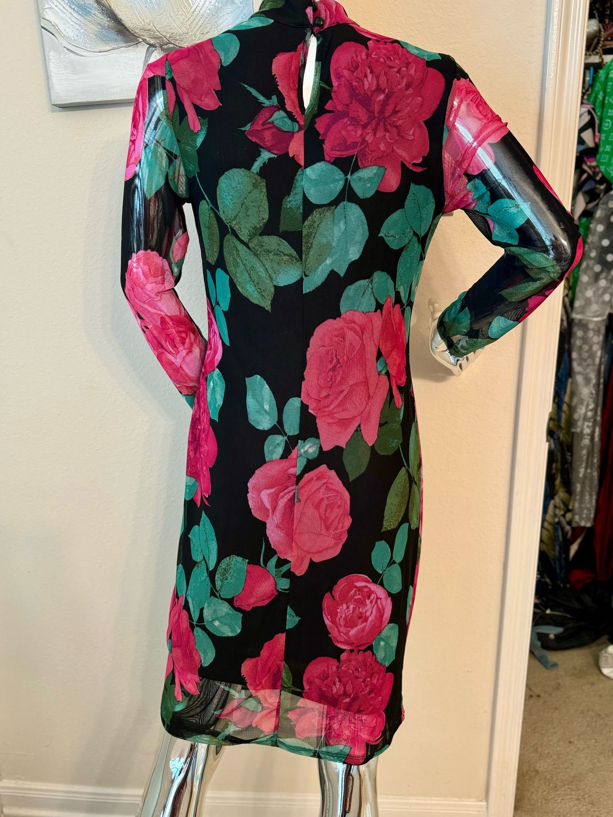 Size 12 Long Sleeve Multicolor Cocktail Dress on Queenly