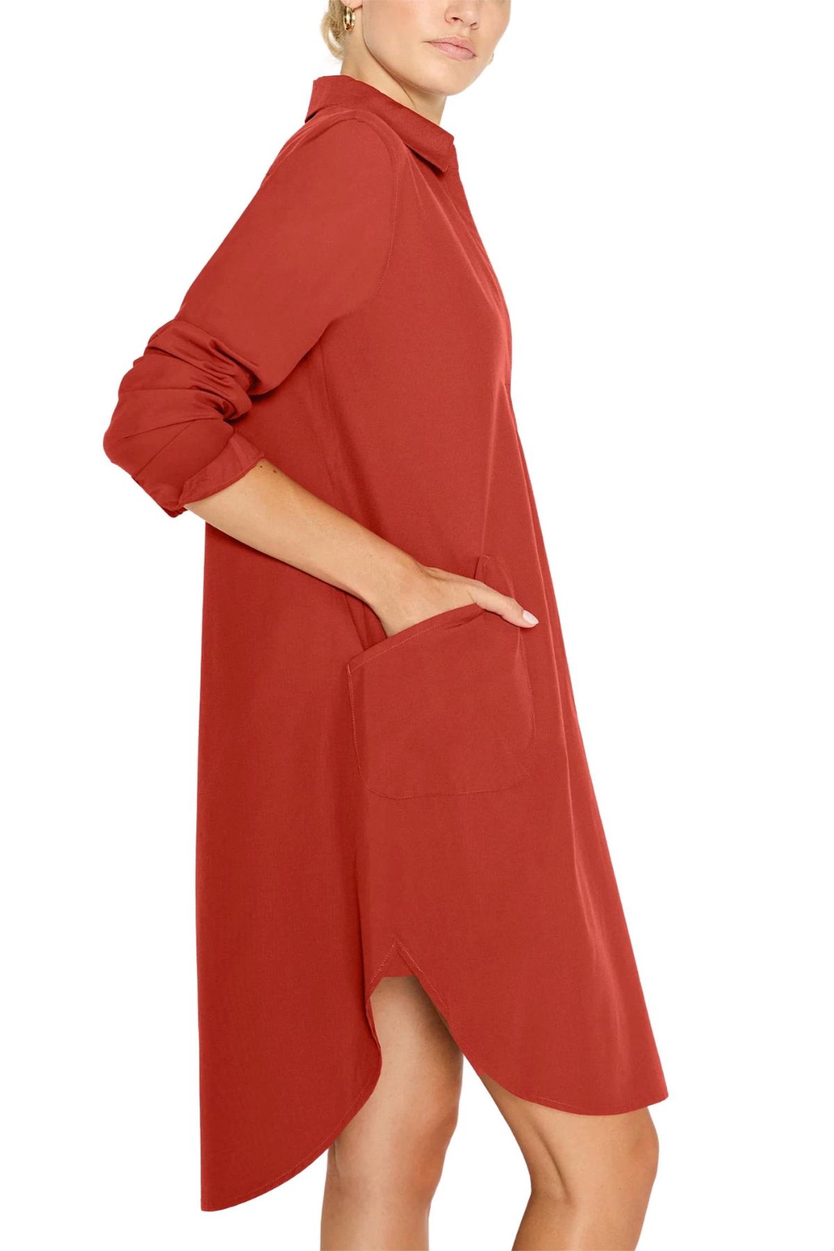 Style 1-4235612237-70 Brochu Walker Size XS Long Sleeve Red Cocktail Dress on Queenly