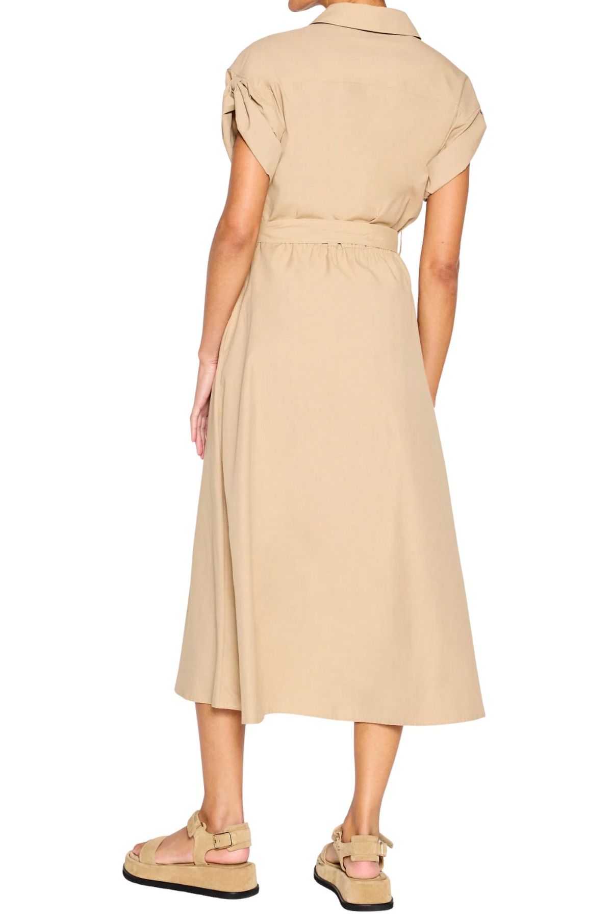 Style 1-65260423-892 Brochu Walker Size M High Neck Nude Cocktail Dress on Queenly