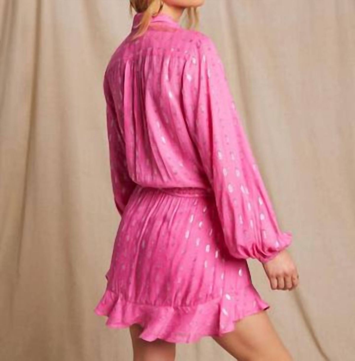 Style 1-1566571021-149 SURF GYPSY Size L Hot Pink Cocktail Dress on Queenly