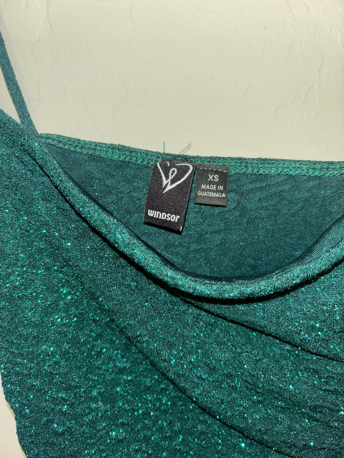 Windsor Size XS Prom Plunge Green Cocktail Dress on Queenly