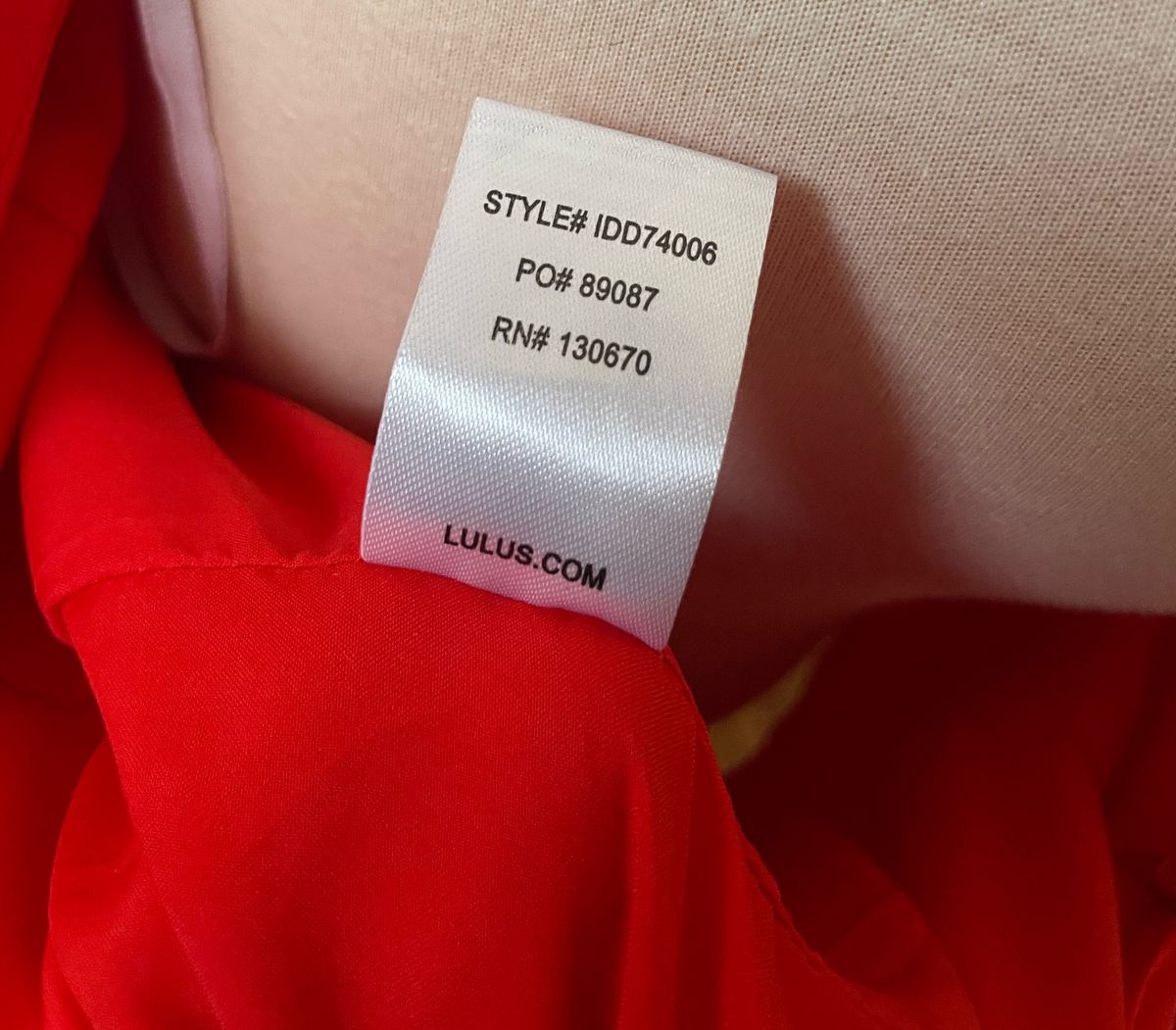 Style IDD74006 Lulus Size S Homecoming Halter Red Cocktail Dress on Queenly
