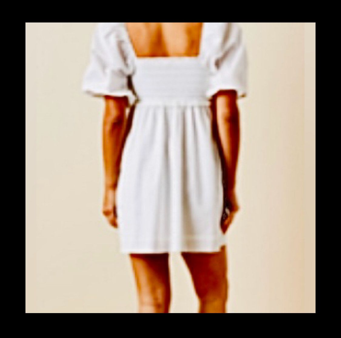 AMERICAN EAGLE Size M Homecoming Off The Shoulder White Cocktail Dress on Queenly