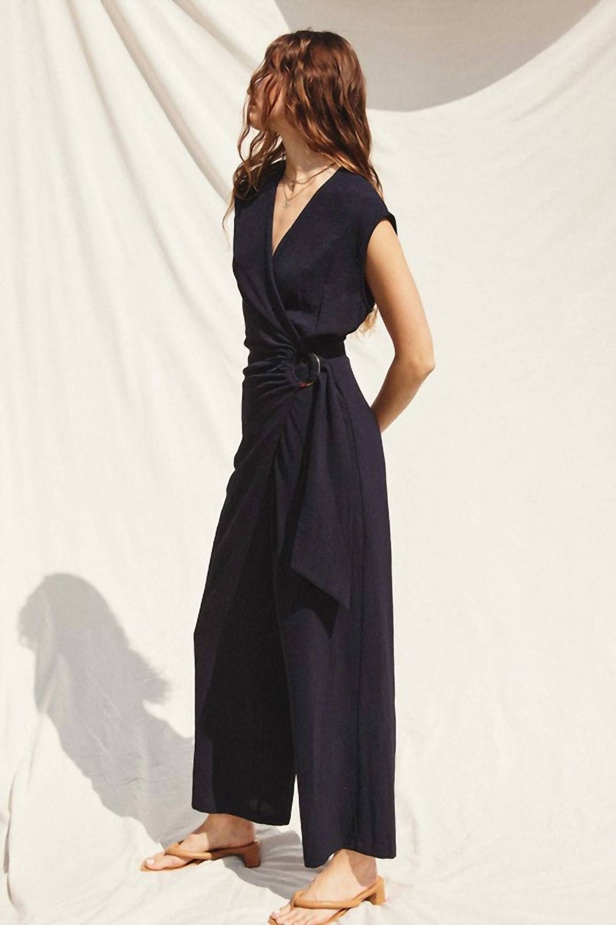 Style 1-1627253474-892 DRESS FORUM Size M Blue Formal Jumpsuit on Queenly