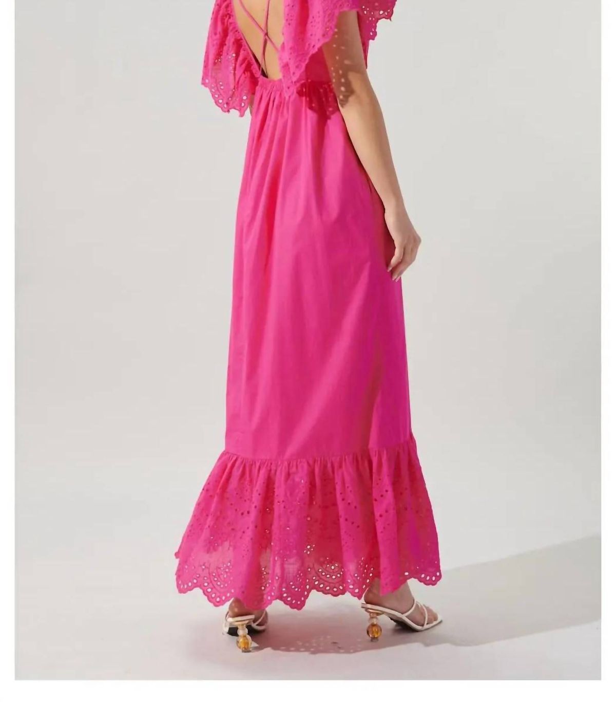 Style 1-1811031585-74 SUGARLIPS Size S Hot Pink Floor Length Maxi on Queenly