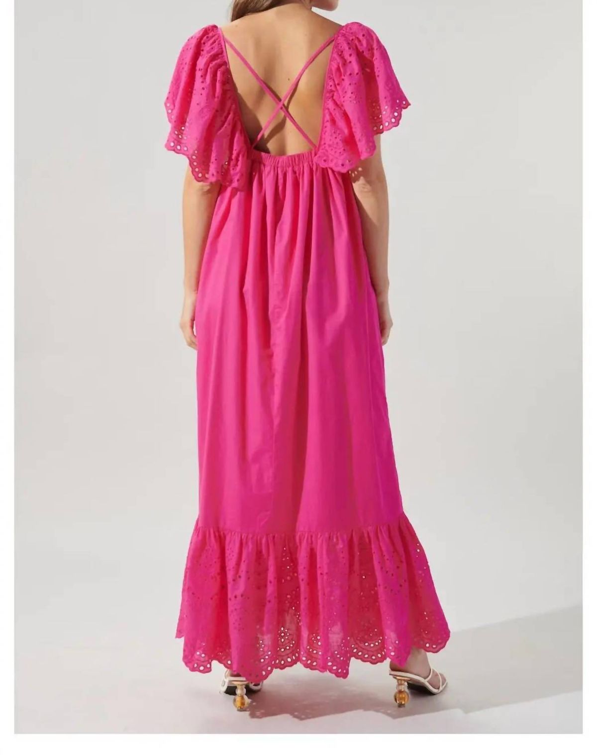 Style 1-1811031585-74 SUGARLIPS Size S Hot Pink Floor Length Maxi on Queenly