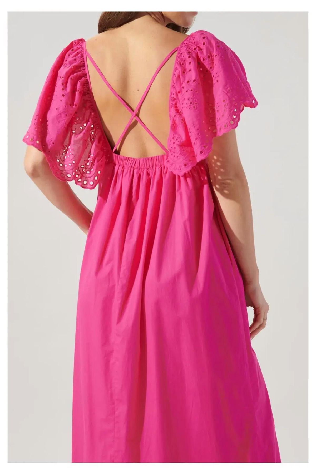 Style 1-1811031585-74 SUGARLIPS Size S Hot Pink Floor Length Maxi on Queenly