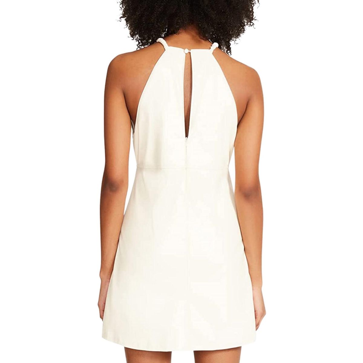Style 1-1958283703-70 STEVE MADDEN Size XS Halter White Cocktail Dress on Queenly