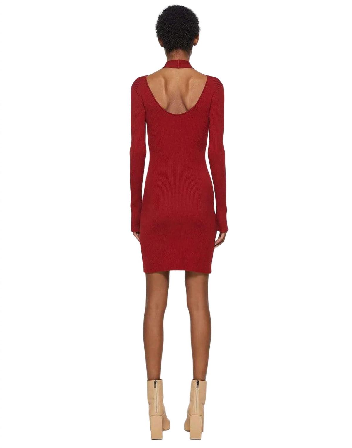 Style 1-2281241-74 JONATHAN SIMKHAI Size S Red Cocktail Dress on Queenly