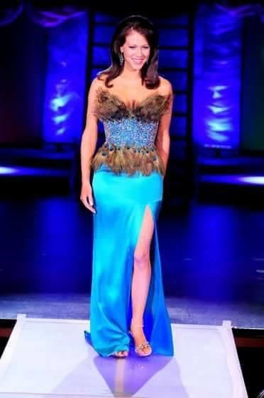 Jovani Size 6 Pageant Strapless Sequined Blue Mermaid Dress on Queenly