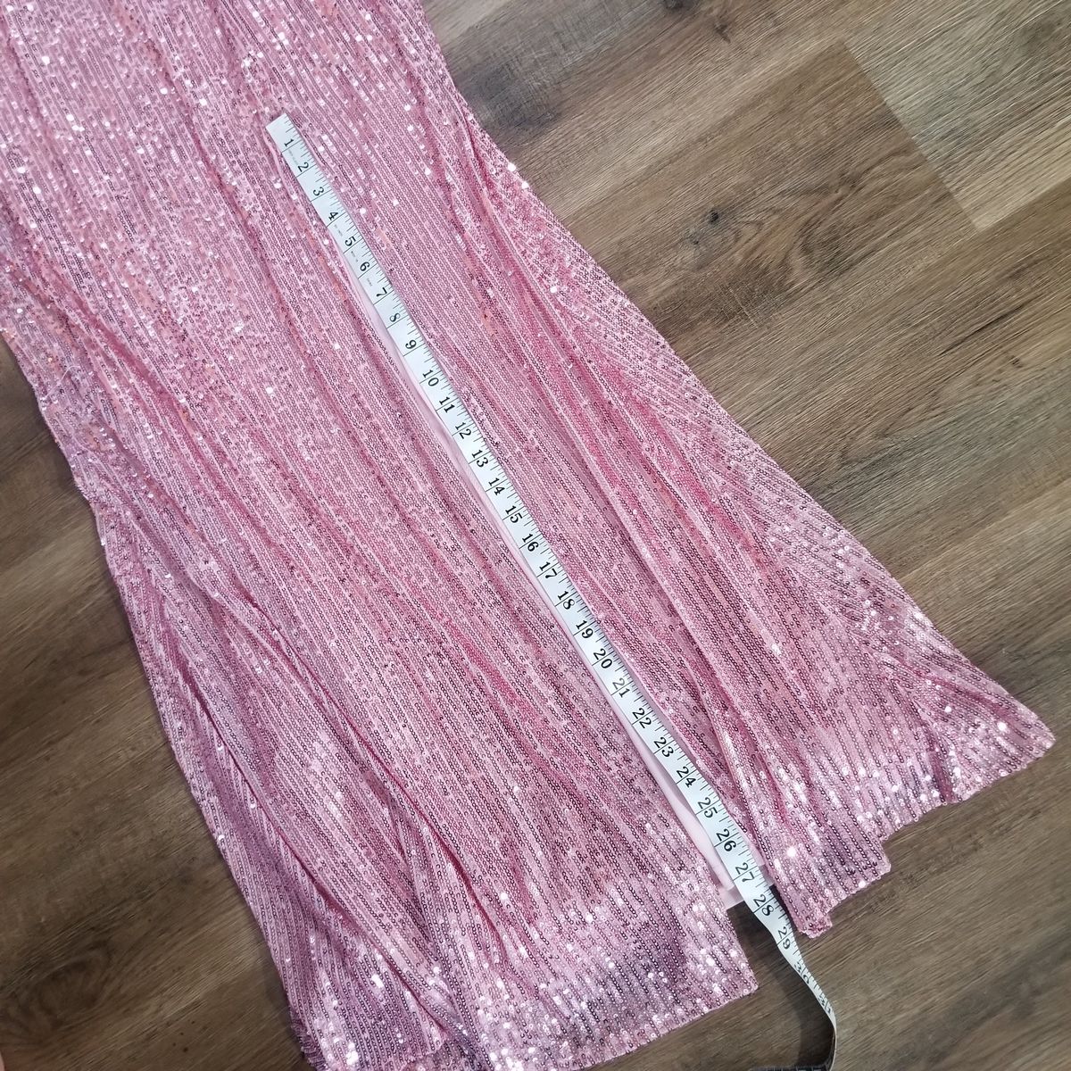 Ever Pretty Size 8 Plunge Pink Side Slit Dress on Queenly