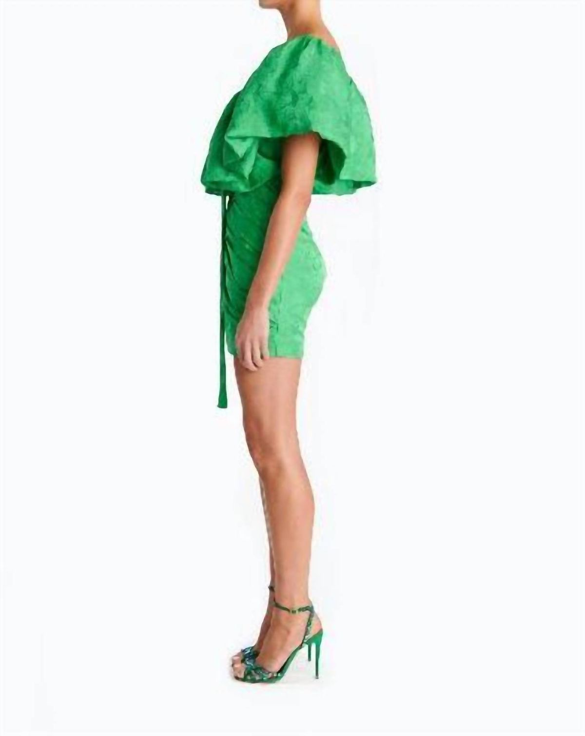 Style 1-4272296836-70 RONNY KOBO Size XS Satin Green Cocktail Dress on Queenly
