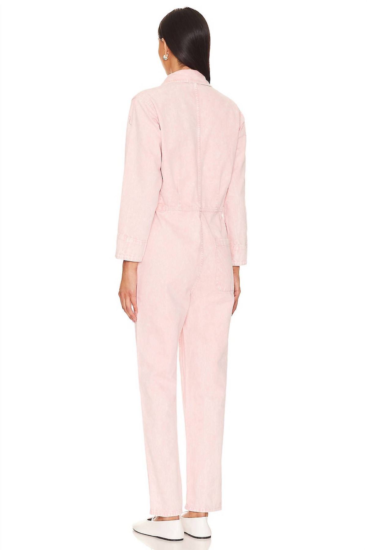 Style 1-563476973-70 PISTOLA Size XS Long Sleeve Pink Formal Jumpsuit on Queenly