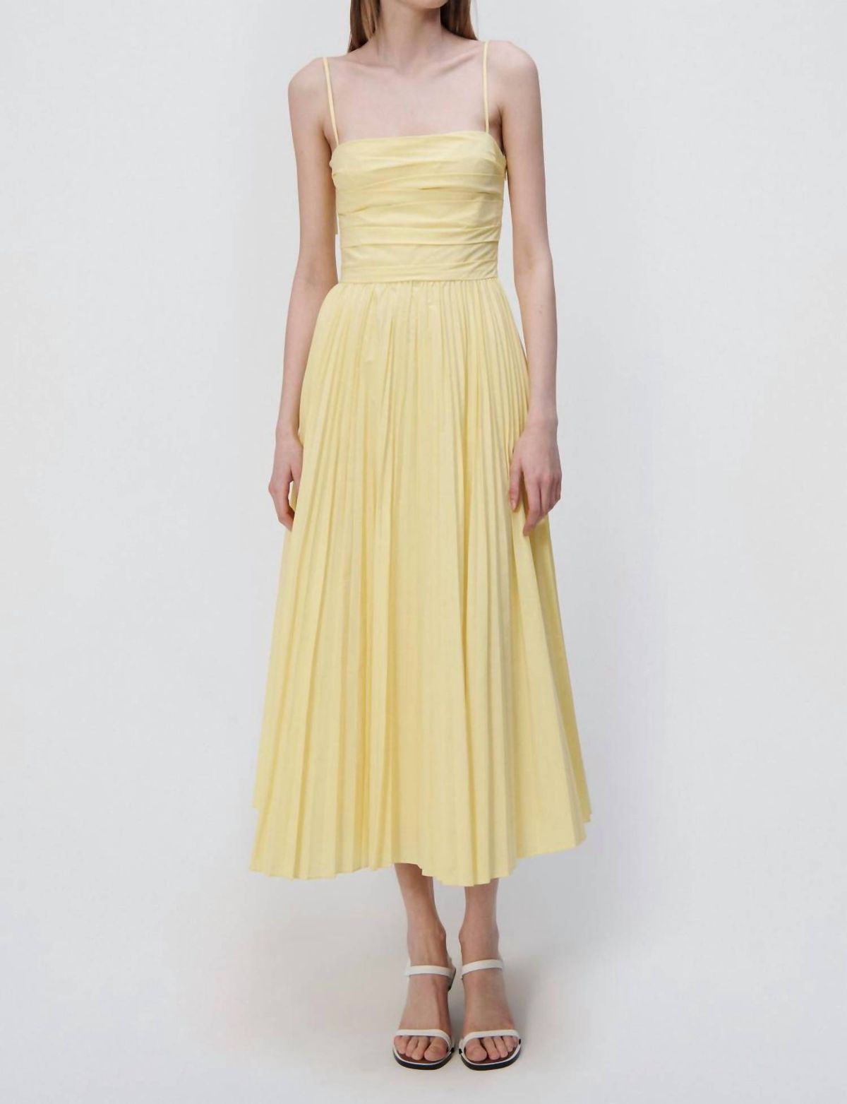 Style 1-595155341-1498 JONATHAN SIMKHAI Size 4 Yellow Cocktail Dress on Queenly