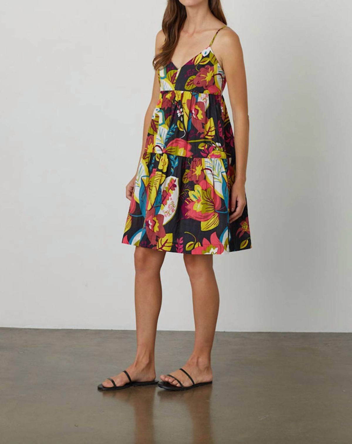 Style 1-772284228-892 Velvet by Graham & Spencer Size M Floral Black Cocktail Dress on Queenly