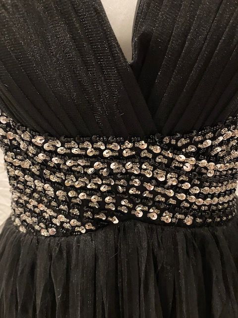 Girls Size 12 Black Cocktail Dress on Queenly