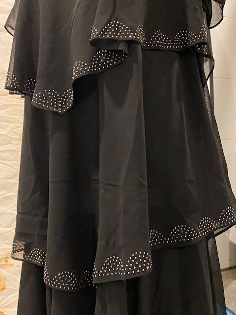 Plus Size 18 Black Cocktail Dress on Queenly