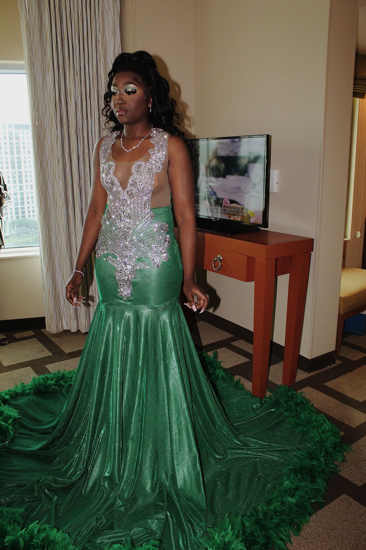 Size 8 Prom Green Mermaid Dress on Queenly