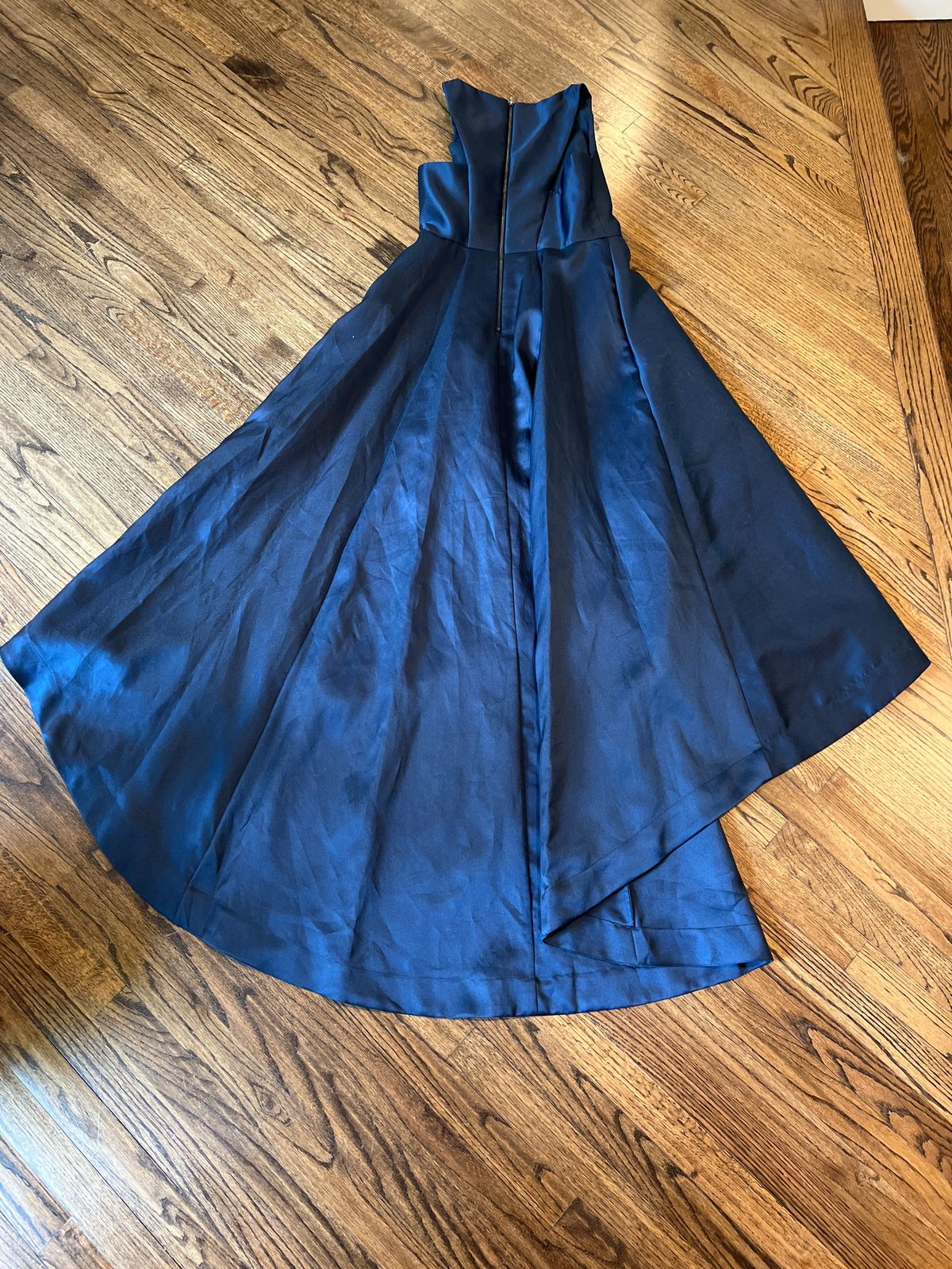 Adrianna Papell Size 6 Blue Ball Gown on Queenly