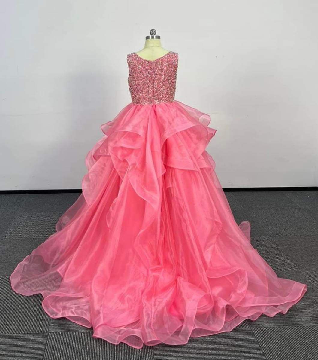 One More Couture Size 10 Pink Ball Gown on Queenly