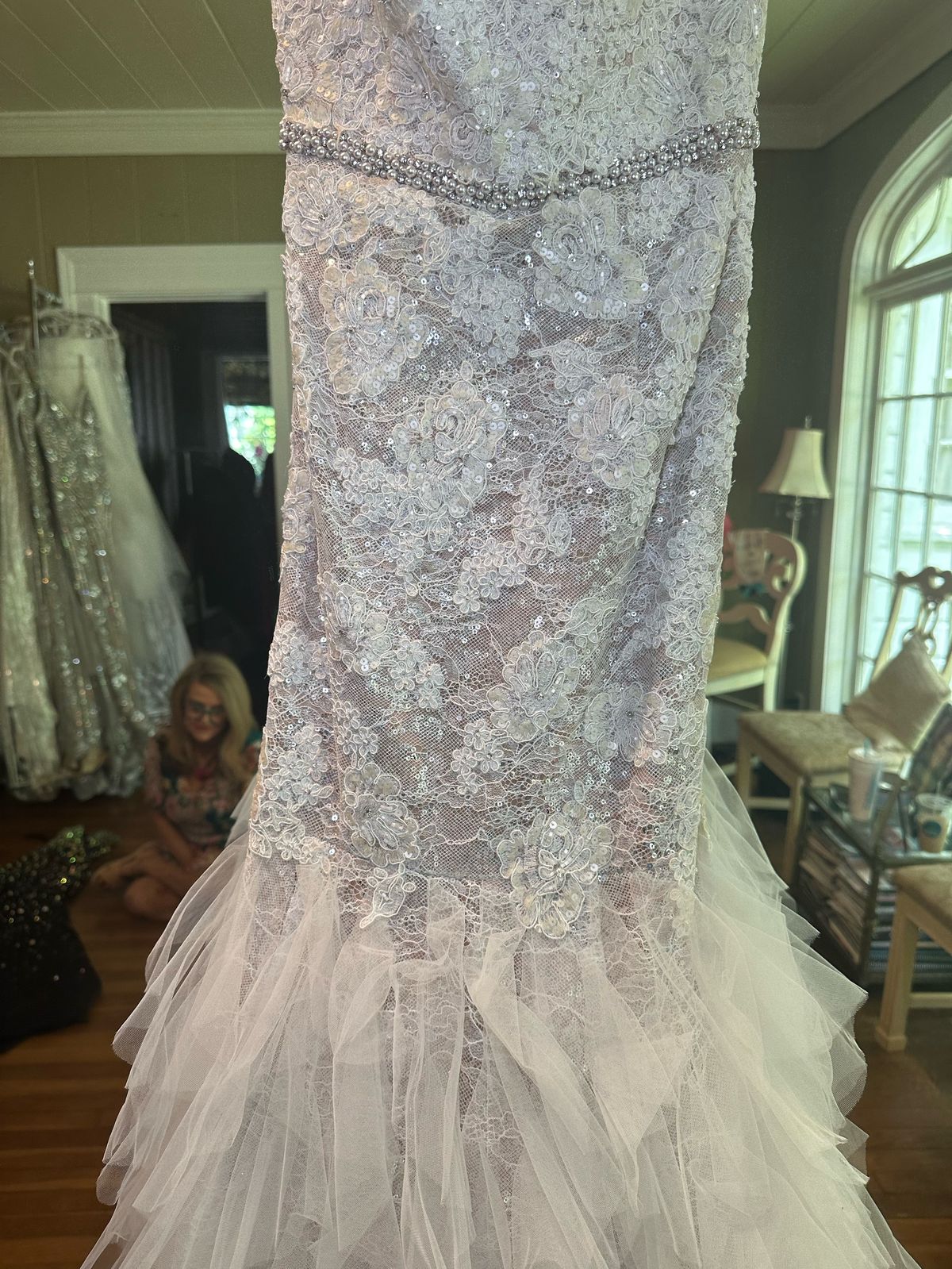 Sherri Hill Size 2 Pageant Strapless White Mermaid Dress on Queenly