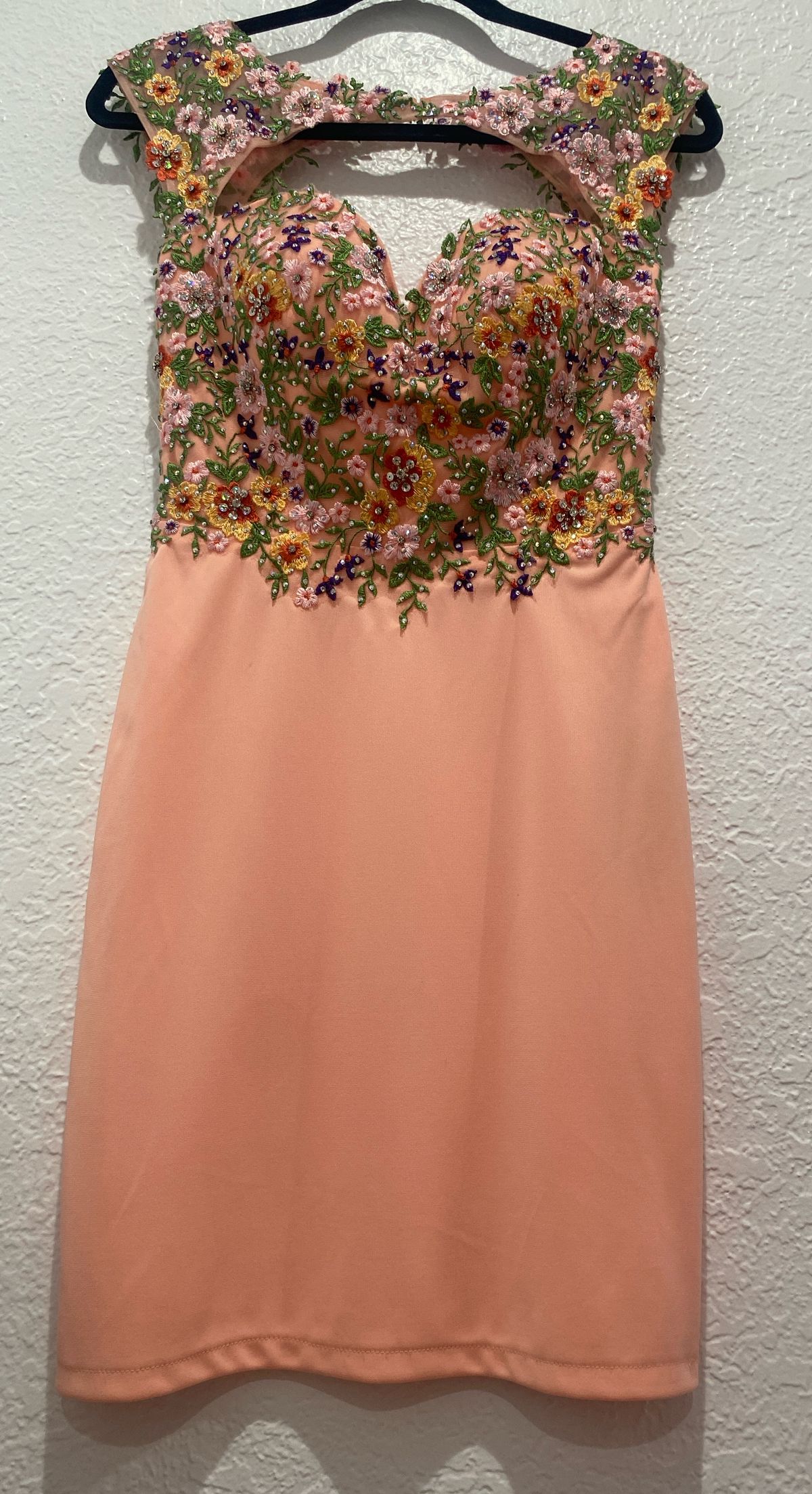 GLS Size 4 Coral Cocktail Dress on Queenly