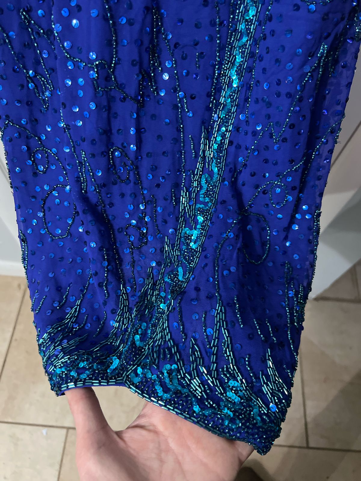 Size M Nightclub Plunge Turquoise Blue Cocktail Dress on Queenly