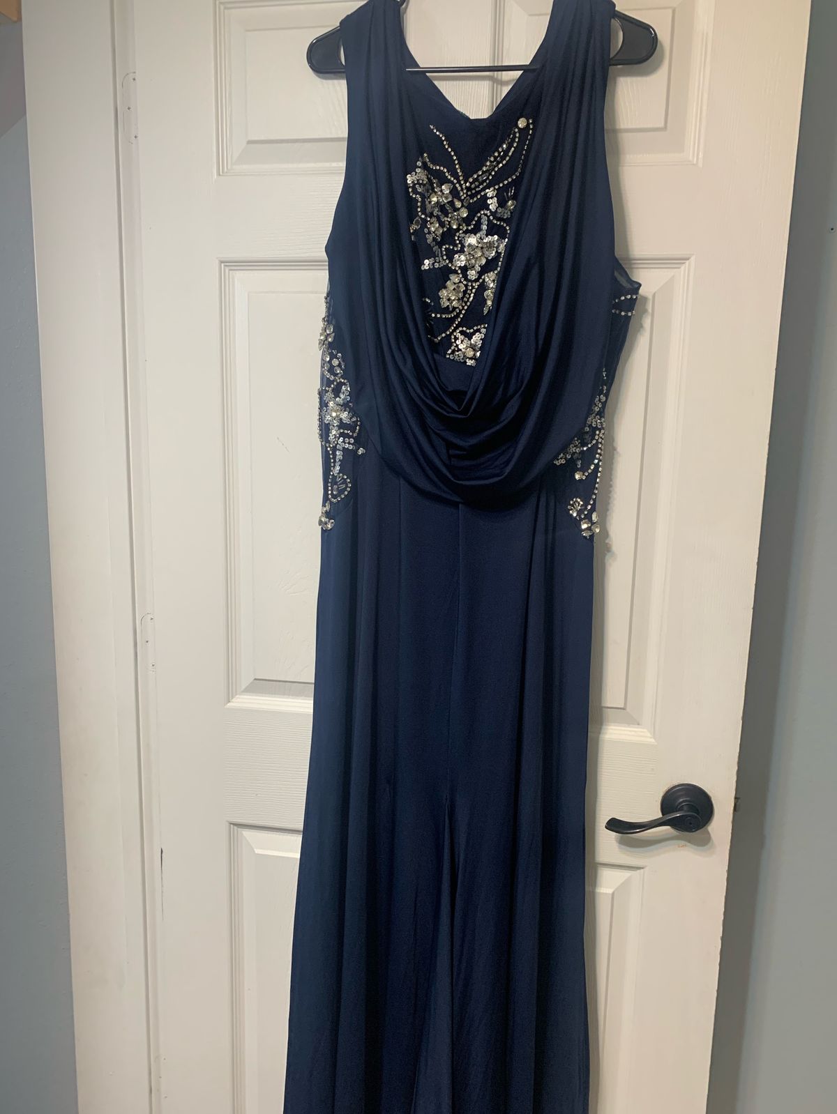 Plus Size 20 Blue Mermaid Dress on Queenly