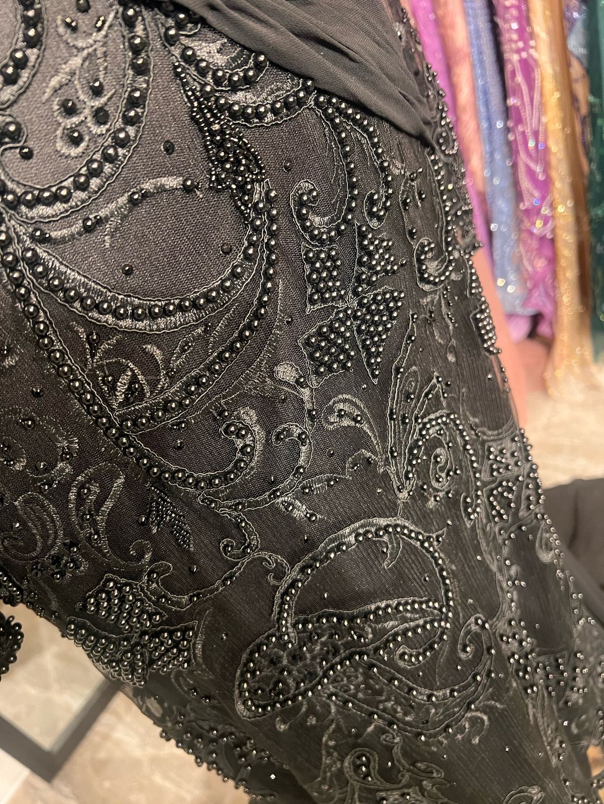 Plus Size 16 Long Sleeve Black Mermaid Dress on Queenly
