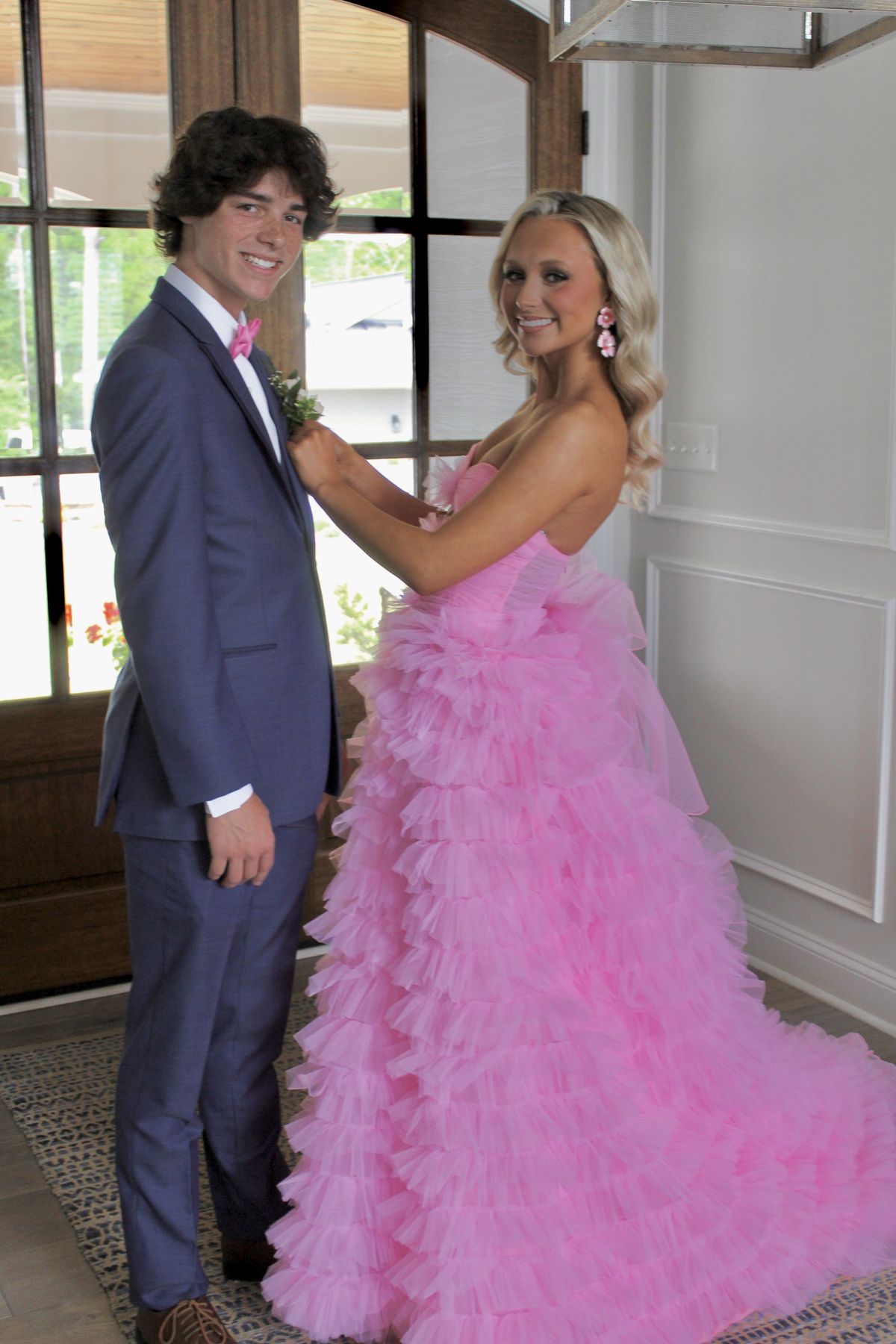 Style 56067 Sherri Hill Size 2 Strapless Pink Ball Gown on Queenly