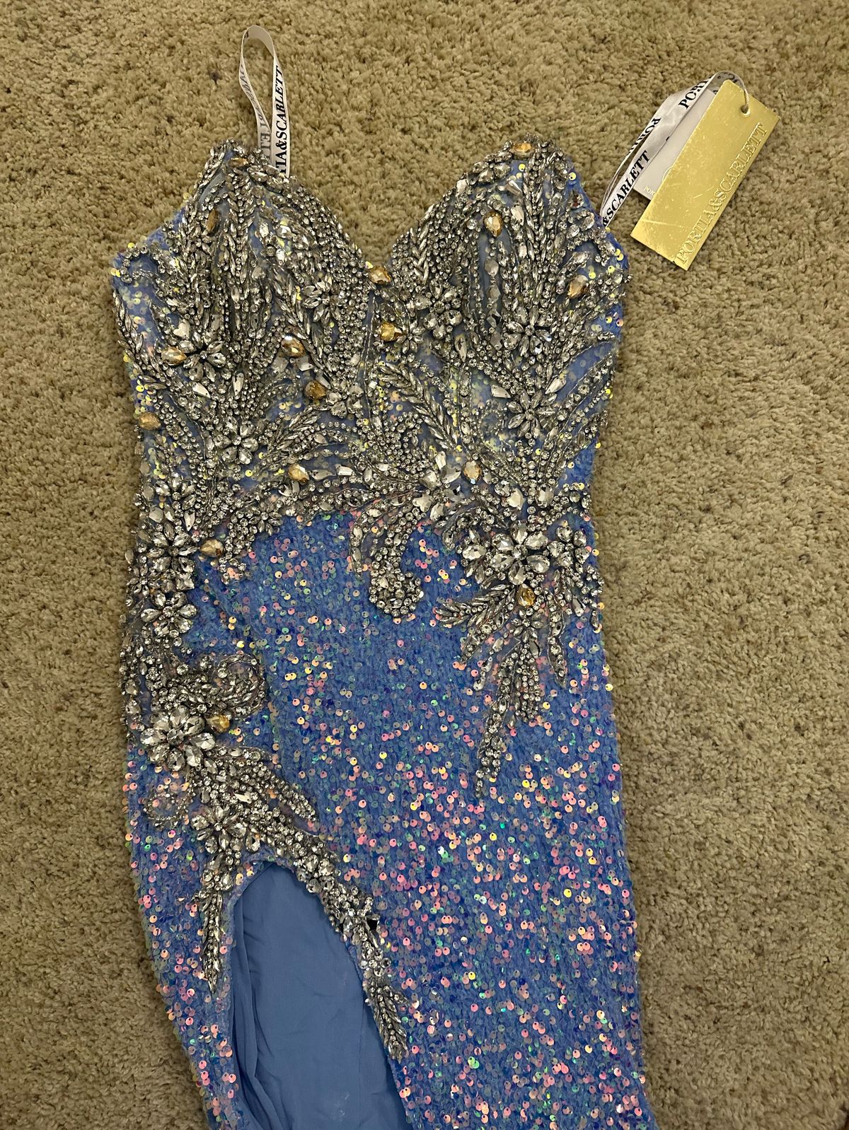 Portia and Scarlett Size S Pageant Strapless Multicolor Mermaid Dress on Queenly