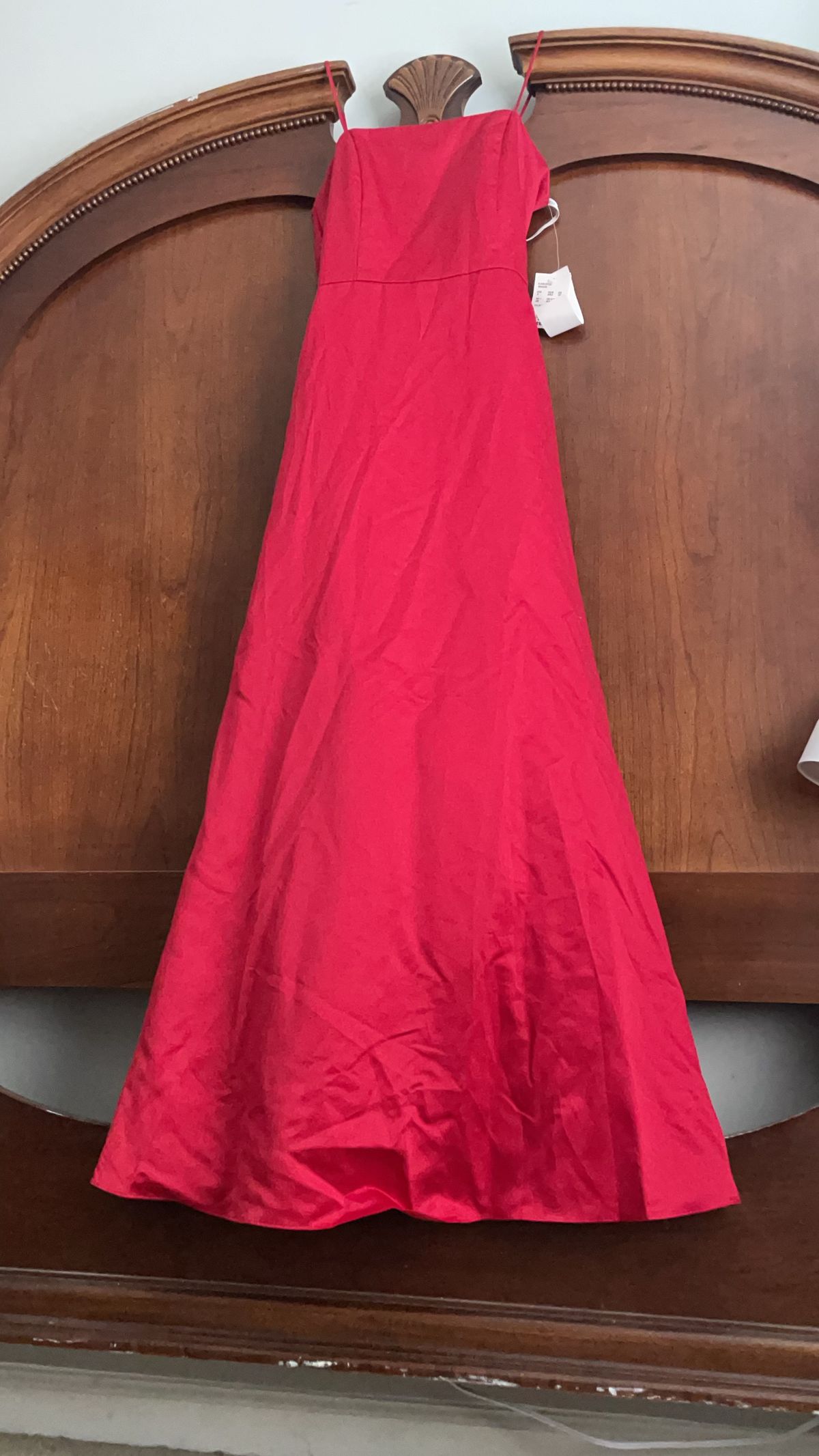 David's Bridal Plus Size 18 Red A-line Dress on Queenly