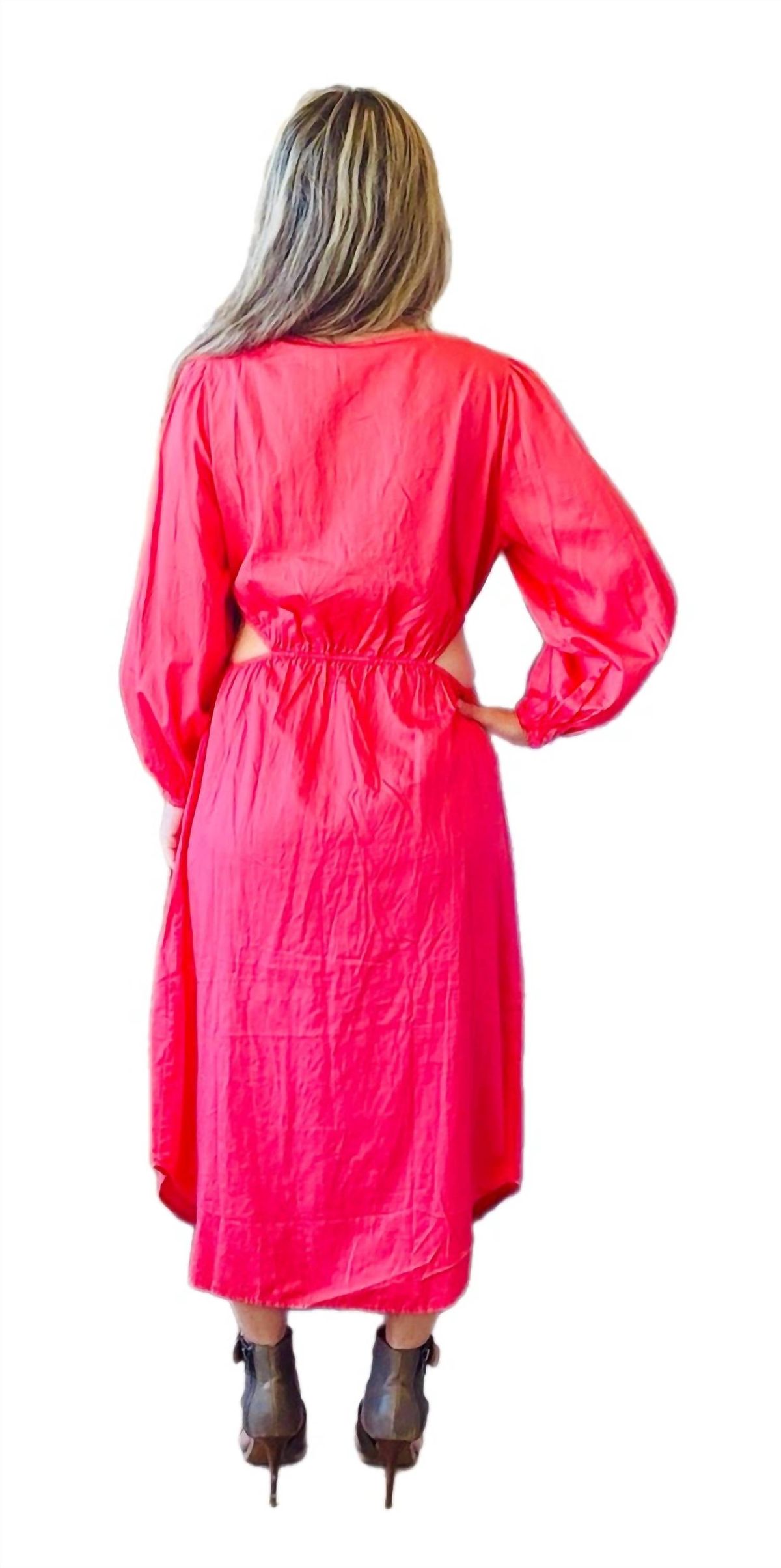 Style 1-1056703795-74 STARKx Size S High Neck Pink Cocktail Dress on Queenly