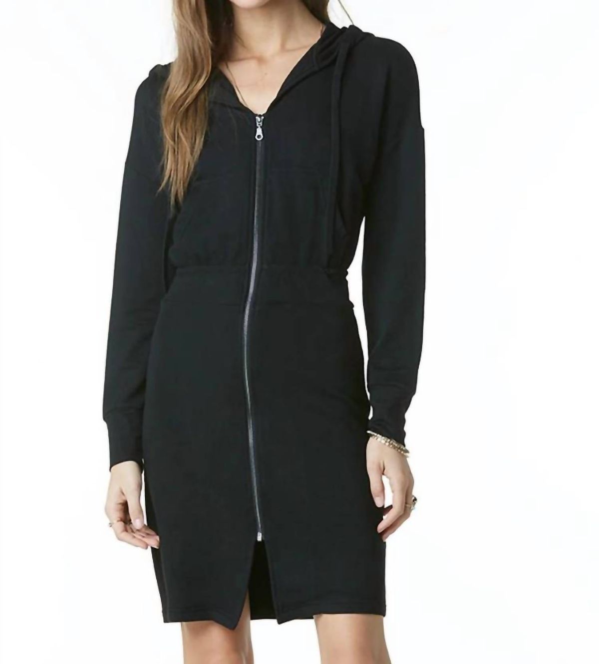 Style 1-1418348127-74 Tart Collections Size S Long Sleeve Black Cocktail Dress on Queenly