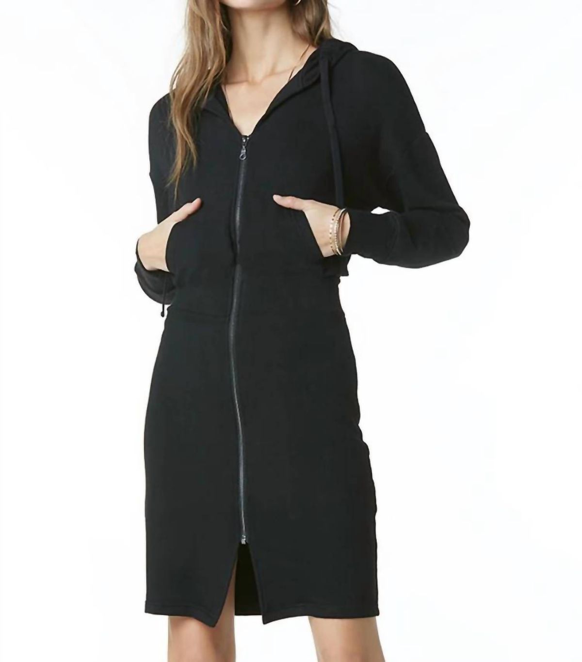 Style 1-1418348127-892 Tart Collections Size M Long Sleeve Black Cocktail Dress on Queenly