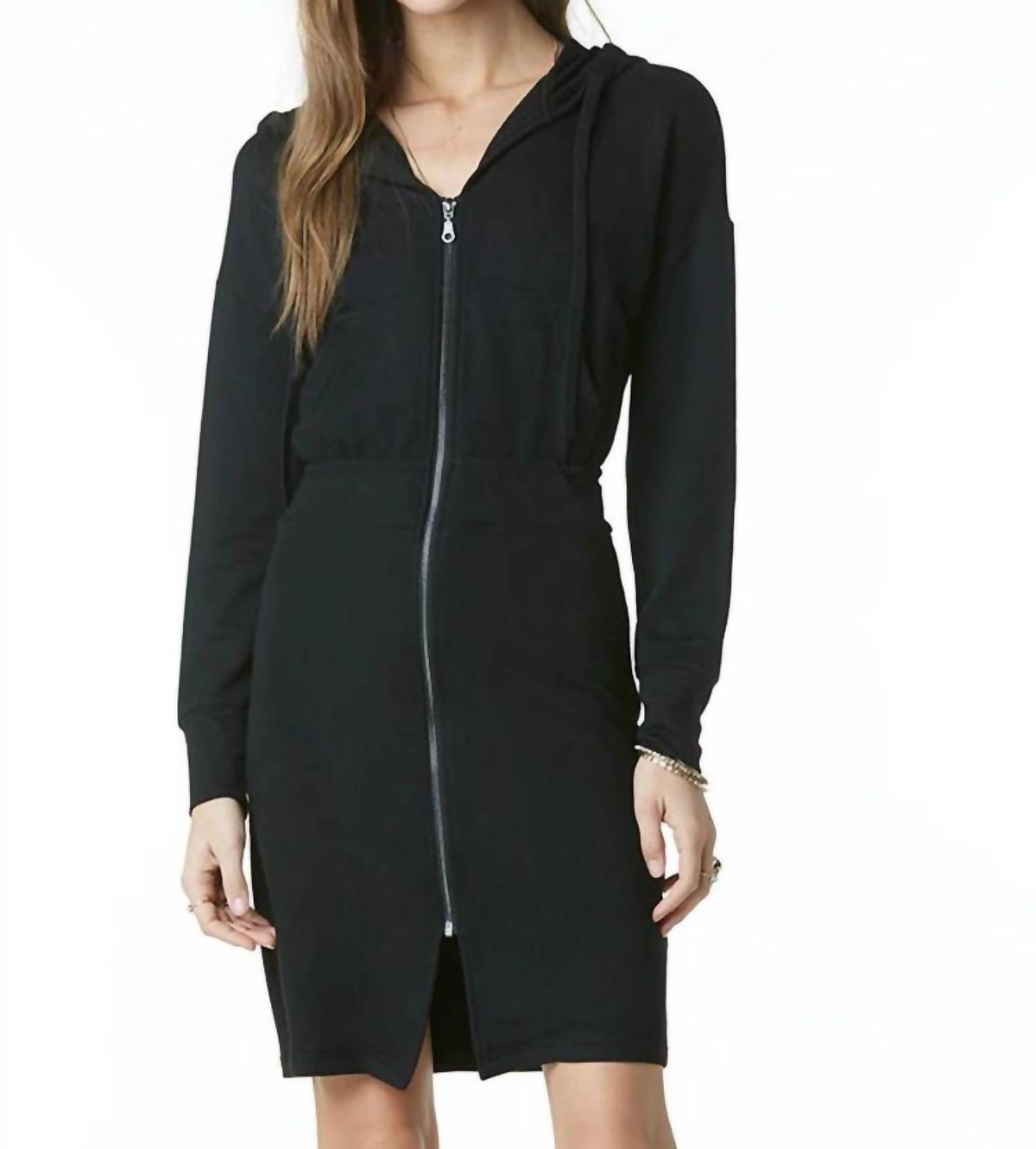 Style 1-1418348127-892 Tart Collections Size M Long Sleeve Black Cocktail Dress on Queenly